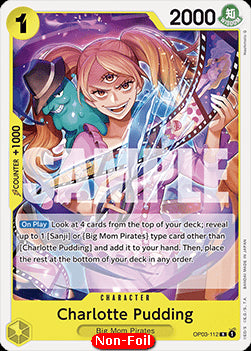 Charlotte Pudding (OP03-112)⁣ - Starter Deck: Charlotte Katakuri⁣ (Rare)⁣ [OP03-112]