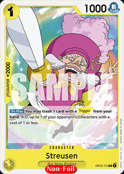 Streusen (OP03-115)⁣ - Starter Deck: Charlotte Katakuri⁣ (Rare)⁣ [OP03-115]