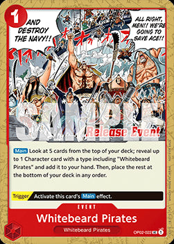 Whitebeard Pirates (OP02-022) (V.1)⁣ - Unnumbered Promos⁣ (Uncommon)⁣ [OP02-022]