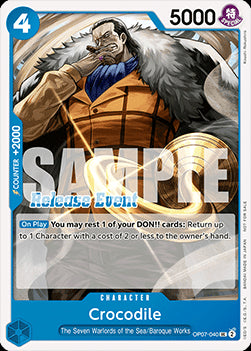 Crocodile (OP07-040) (V.1) - Unnumbered Promos (Uncommon) [UP-OP07-040]