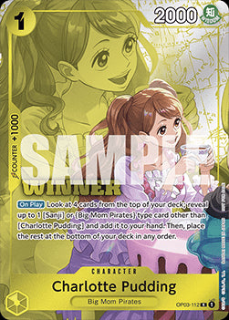 Charlotte Pudding (OP03-112) (V.2)⁣ - Unnumbered Promos⁣ (Rare)⁣ [OP03-112]
