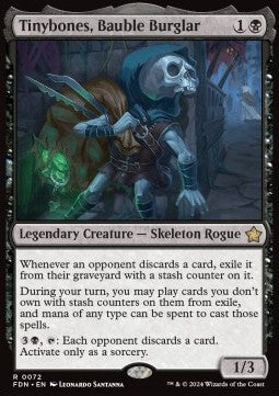 Tinybones, Bauble Burglar⁣ - Magic: The Gathering Foundations⁣ (Rare)⁣ [72]