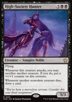 High-Society Hunter⁣ - Magic: The Gathering Foundations⁣ (Rare)⁣ [61]