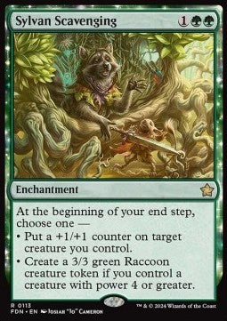 Sylvan Scavenging⁣ - Magic: The Gathering Foundations⁣ (Rare)⁣ [113]
