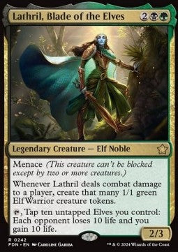 Lathril, Blade of the Elves⁣ - Magic: The Gathering Foundations⁣ (Rare)⁣ [242]