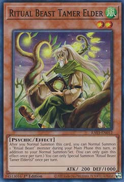 Ritual Beast Tamer Elder (V.1 - Super Rare)⁣ - Quarter Century Bonanza⁣ (Super Rare)⁣ [012]