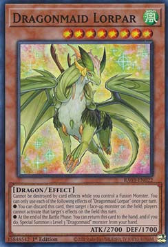Dragonmaid Lorpar (V.1 - Super Rare)⁣ - Quarter Century Bonanza⁣ (Super Rare)⁣ [022]