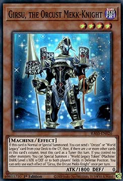 Girsu, the Orcust Mekk-Knight (V.1 - Super Rare)⁣ - Quarter Century Bonanza⁣ (Super Rare)⁣ [026]