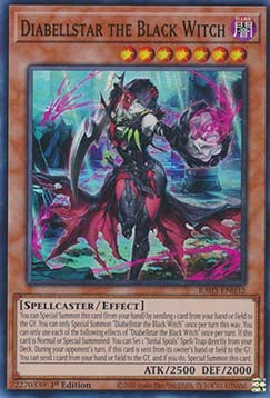 Diabellstar the Black Witch (V.1 - Super Rare)⁣ - Quarter Century Bonanza⁣ (Super Rare)⁣ [032]