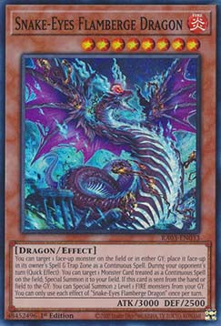 Snake-Eyes Flamberge Dragon (V.1 - Super Rare)⁣ - Quarter Century Bonanza⁣ (Super Rare)⁣ [033]