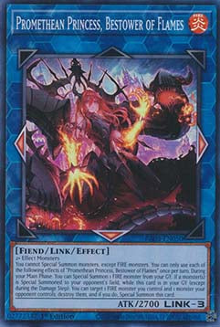 Promethean Princess, Bestower of Flames (V.1 - Super Rare)⁣ - Quarter Century Bonanza⁣ (Super Rare)⁣ [050]