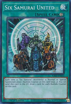 Six Samurai United (V.1 - Super Rare)⁣ - Quarter Century Bonanza⁣ (Super Rare)⁣ [054]