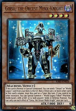 Girsu, the Orcust Mekk-Knight (V.2 - Ultra Rare)⁣ - Quarter Century Bonanza⁣ (Ultra Rare)⁣ [026]