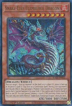 Snake-Eyes Flamberge Dragon (V.2 - Ultra Rare)⁣ - Quarter Century Bonanza⁣ (Ultra Rare)⁣ [033]