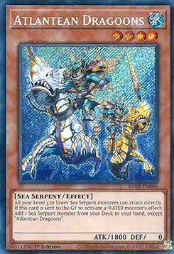 Atlantean Dragoons (V.3 - Secret Rare)⁣ - Quarter Century Bonanza⁣ (Secret Rare)⁣ [006]