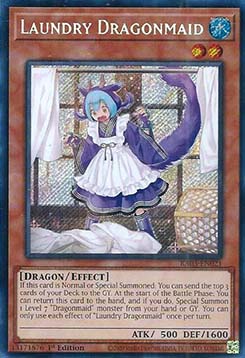Laundry Dragonmaid (V.3 - Secret Rare)⁣ - Quarter Century Bonanza⁣ (Secret Rare)⁣ [021]