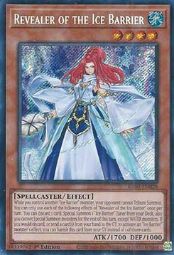 Revealer of the Ice Barrier (V.3 - Secret Rare)⁣ - Quarter Century Bonanza⁣ (Secret Rare)⁣ [028]