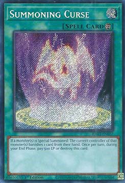 Summoning Curse (V.3 - Secret Rare)⁣ - Quarter Century Bonanza⁣ (Secret Rare)⁣ [057]