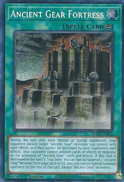 Ancient Gear Fortress (V.3 - Secret Rare)⁣ - Quarter Century Bonanza⁣ (Secret Rare)⁣ [062]