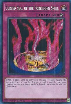 Cursed Seal of the Forbidden Spell (V.3 - Secret Rare)⁣ - Quarter Century Bonanza⁣ (Secret Rare)⁣ [076]
