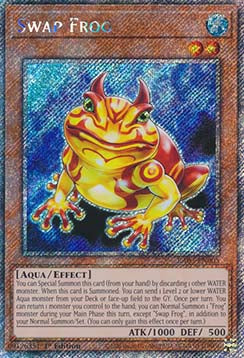 Swap Frog (V.4 - Platinum Secret Rare)⁣ - Quarter Century Bonanza⁣ (Platinum Secret Rare)⁣ [005]