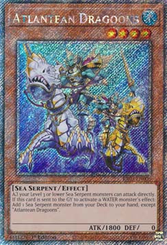 Atlantean Dragoons (V.4 - Platinum Secret Rare)⁣ - Quarter Century Bonanza⁣ (Platinum Secret Rare)⁣ [006]