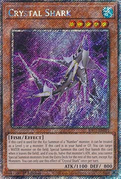 Crystal Shark (V.4 - Platinum Secret Rare)⁣ - Quarter Century Bonanza⁣ (Platinum Secret Rare)⁣ [031]