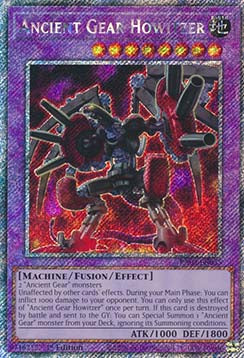Ancient Gear Howitzer (V.4 - Platinum Secret Rare)⁣ - Quarter Century Bonanza⁣ (Platinum Secret Rare)⁣ [035]