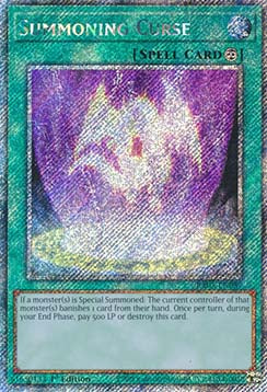 Summoning Curse (V.4 - Platinum Secret Rare)⁣ - Quarter Century Bonanza⁣ (Platinum Secret Rare)⁣ [057]