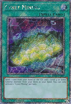 Cynet Mining (V.4 - Platinum Secret Rare)⁣ - Quarter Century Bonanza⁣ (Platinum Secret Rare)⁣ [067]