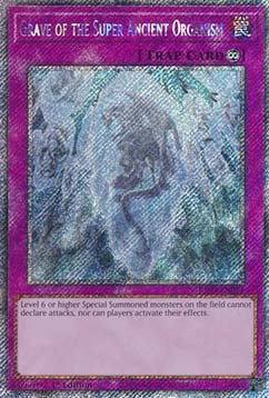 Grave of the Super Ancient Organism (V.4 - Platinum Secret Rare)⁣ - Quarter Century Bonanza⁣ (Platinum Secret Rare)⁣ [077]