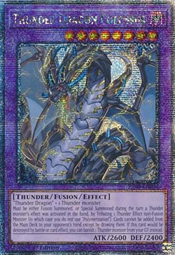 Thunder Dragon Colossus (V.5 - Quarter Century Secret Rare)⁣ - Quarter Century Bonanza⁣ (Quarter Century Secret Rare)⁣ [036]