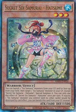 Secret Six Samurai - Hatsume (V.7 - Ultimate Rare)⁣ - Quarter Century Bonanza⁣ (Ultimate Rare)⁣ [016]
