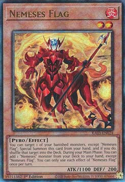 Nemeses Flag (V.7 - Ultimate Rare)⁣ - Quarter Century Bonanza⁣ (Ultimate Rare)⁣ [024]