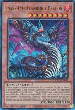 Snake-Eyes Flamberge Dragon (V.6 - Ultimate Rare)⁣ - Quarter Century Bonanza⁣ (Ultimate Rare)⁣ [033]