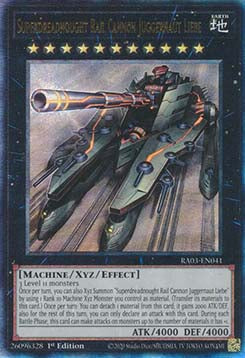 Superdreadnought Rail Cannon Juggernaut Liebe (V.8 - Ultimate Rare)⁣ - Quarter Century Bonanza⁣ (Ultimate Rare)⁣ [041]