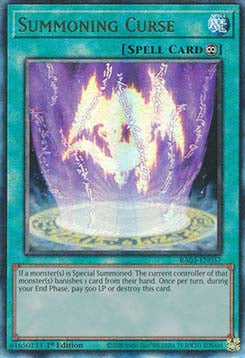 Summoning Curse (V.7 - Ultimate Rare)⁣ - Quarter Century Bonanza⁣ (Ultimate Rare)⁣ [057]