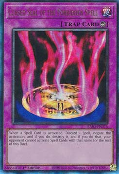 Cursed Seal of the Forbidden Spell (V.7 - Ultimate Rare)⁣ - Quarter Century Bonanza⁣ (Ultimate Rare)⁣ [076]