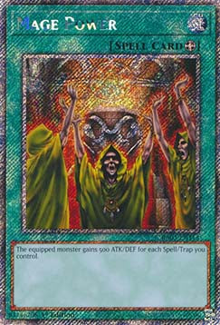 Mage Power (V.1 - Platinum Secret Rare)⁣ - Quarter Century Bonanza⁣ (Platinum Secret Rare)⁣ [113]