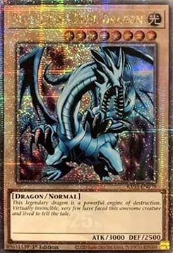 Blue-Eyes White Dragon (V.2 - Quarter Century Secret Rare) - Quarter Century Bonanza (Quarter Century Secret Rare) [RA03-079]