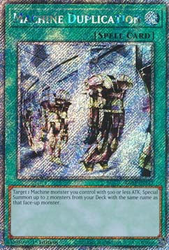 Machine Duplication (V.1 - Platinum Secret Rare)⁣ - Quarter Century Bonanza⁣ (Platinum Secret Rare)⁣ [145]