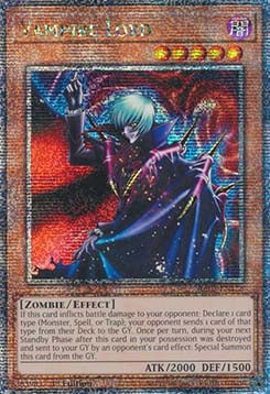 Vampire Lord (V.2 - Quarter Century Secret Rare)⁣ - Quarter Century Bonanza⁣ (Quarter Century Secret Rare)⁣ [128]
