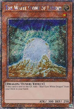The White Stone of Legend (V.1 - Platinum Secret Rare)⁣ - Quarter Century Bonanza⁣ (Platinum Secret Rare)⁣ [208]