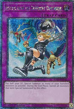 Return from the Different Dimension (V.2 - Quarter Century Secret Rare)⁣ - Quarter Century Bonanza⁣ (Quarter Century Secret Rare)⁣ [140]