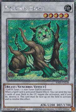 Naturia Beast (V.1 - Platinum Secret Rare)⁣ - Quarter Century Bonanza⁣ (Platinum Secret Rare)⁣ [238]