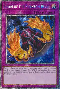 Horn of the Phantom Beast (V.1 - Platinum Secret Rare)⁣ - Quarter Century Bonanza⁣ (Platinum Secret Rare)⁣ [241]