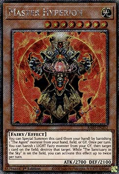 Master Hyperion (V.1 - Platinum Secret Rare)⁣ - Quarter Century Bonanza⁣ (Platinum Secret Rare)⁣ [252]