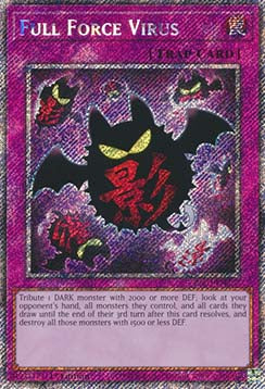 Full Force Virus (V.1 - Platinum Secret Rare)⁣ - Quarter Century Bonanza⁣ (Platinum Secret Rare)⁣ [267]