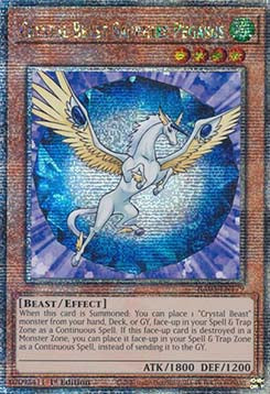 Crystal Beast Sapphire Pegasus (V.2 - Quarter Century Secret Rare)⁣ - Quarter Century Bonanza⁣ (Quarter Century Secret Rare)⁣ [179]