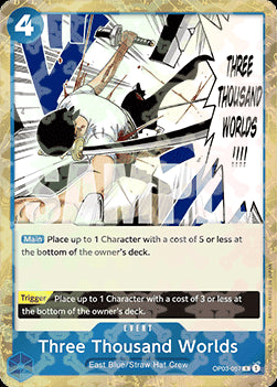 Three Thousand Worlds (OP03-057) (V.2)⁣ - The Best⁣ (Rare)⁣ [OP03-057]